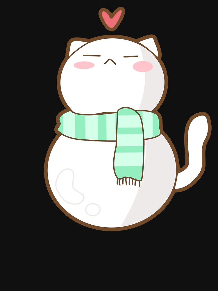 Snowman Cat by Gemmazzurra