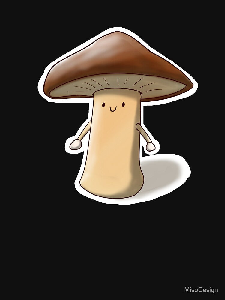 Shiitake Kun the Cute Shiitake Mushroom by MisoDesign