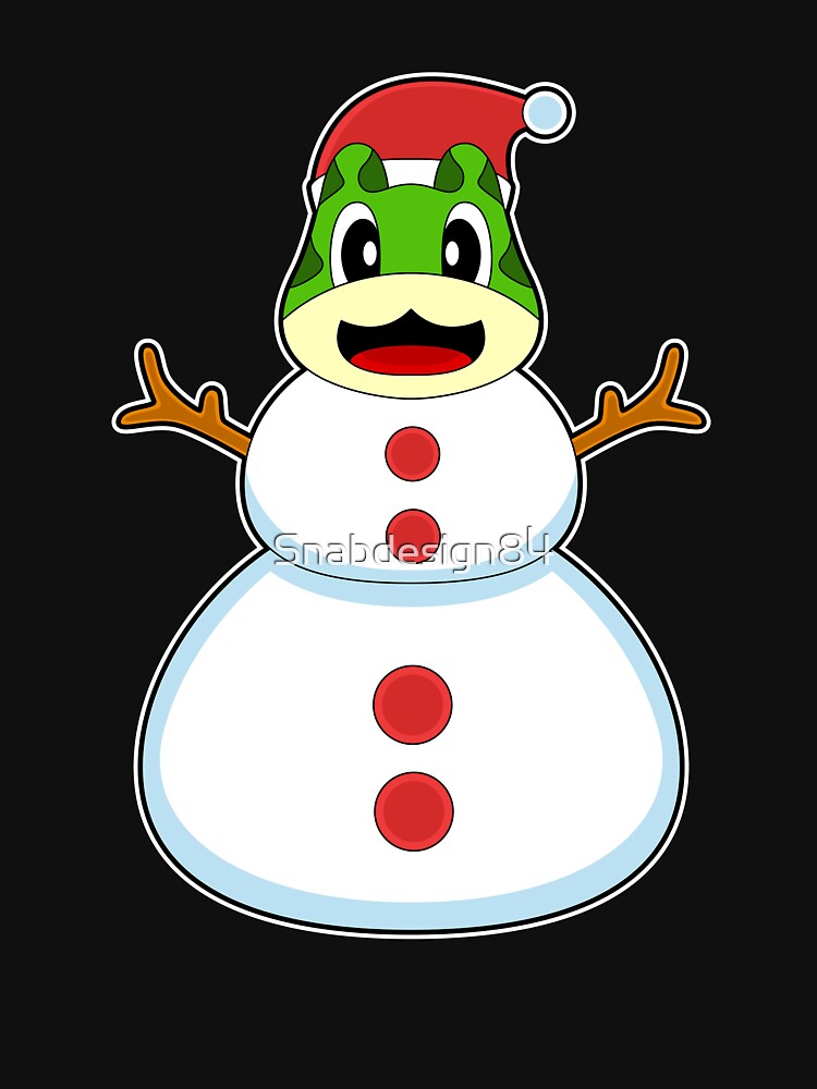 Frog Christmas Snowman by Snabdesign84