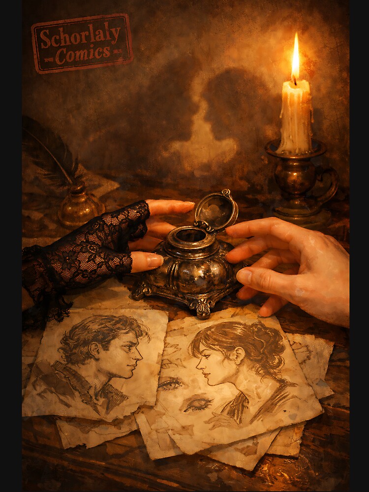 The Shared Inkwell - Romantic Dark Academia by bapupa