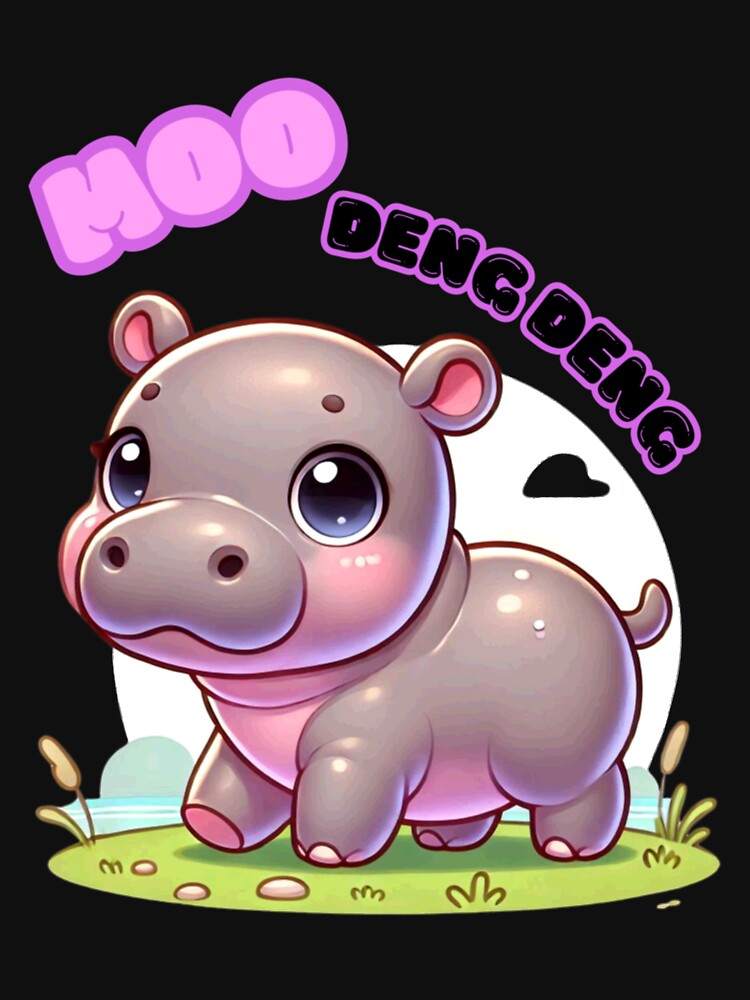 Moo Deng For Fan, Funny Xmas Gift For Kids, For Men, For Women by reneetekent