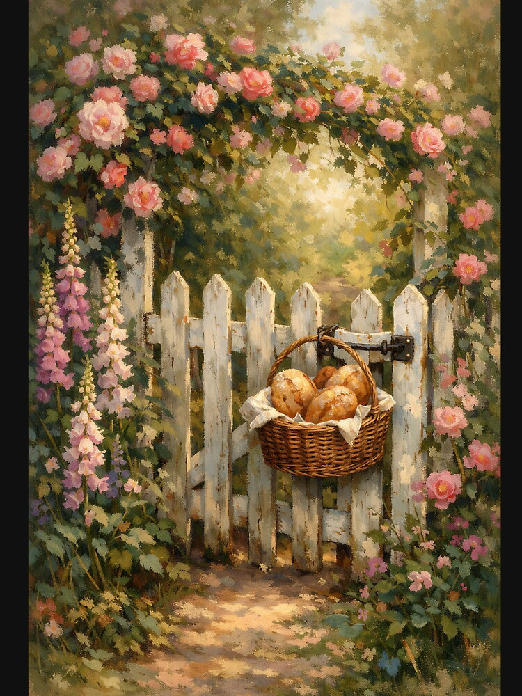 Overgrown Garden Gate - Cottagecore Aesthetic by bapupa