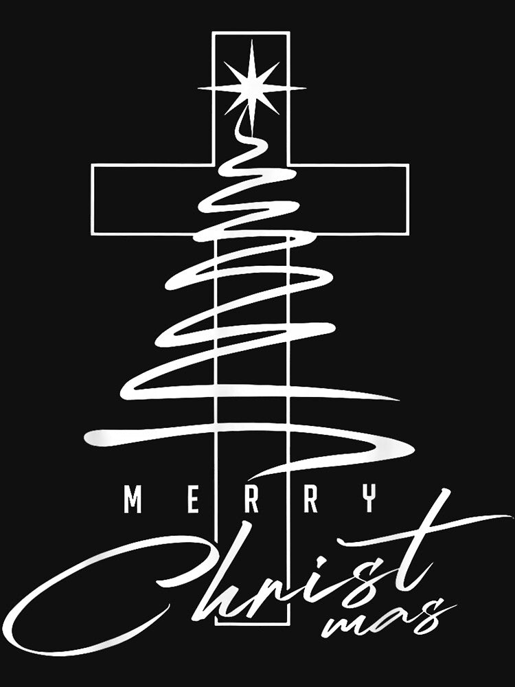 Merry Christmas Jesus Christian Xmas Tree Pajamas Holiday by TaraxDoolittle