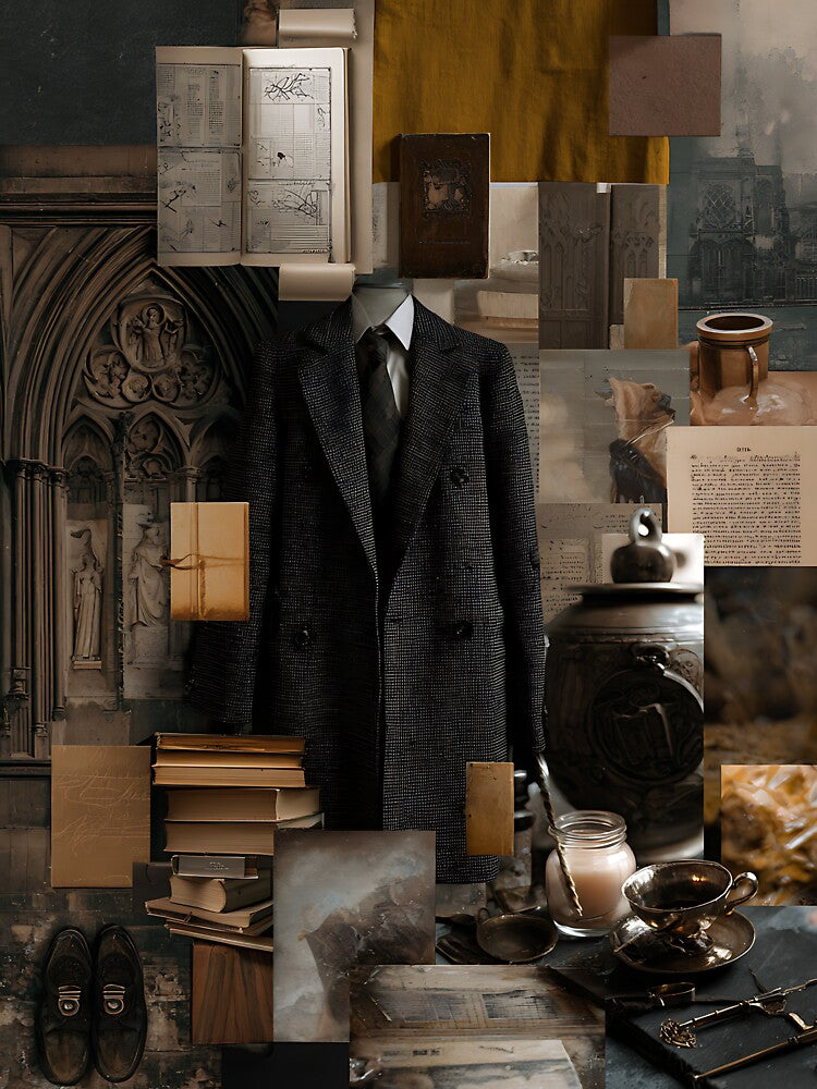 Moody Dark Academia Collage by bapupa