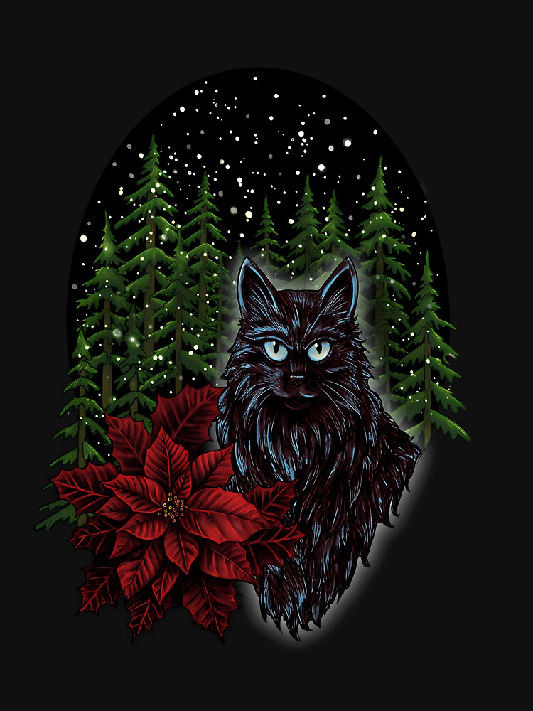 Beware The Yule Cat Gothic Christmas Black Cat by bunlkrpnhdi84