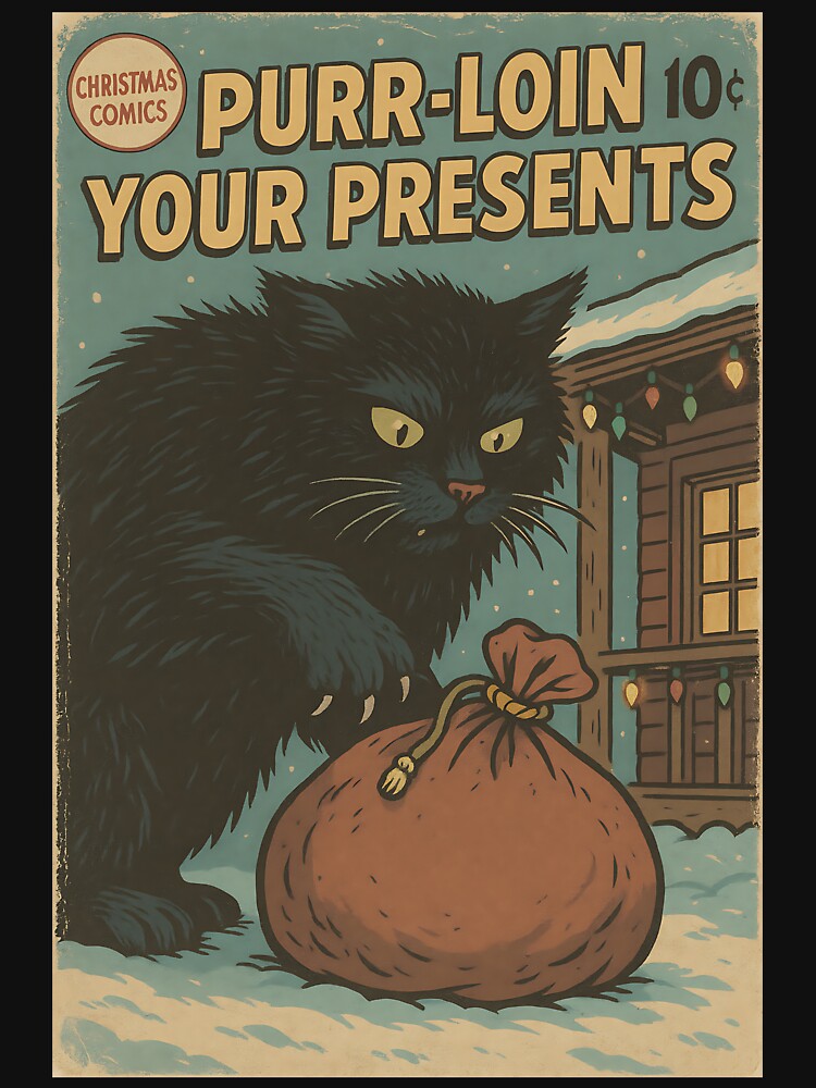 Traditional Yule Cat: Purr-loin your presents by bapupa