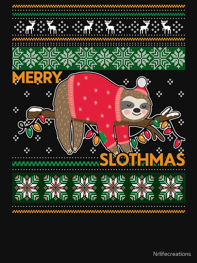 Merry Slothmas, Family Christmas Pajamas, Christmas Pajamas, Matching family Christmas pajamas, Family Christmas Shirts, Sloth gifts, Sloth Shirt, Sloth by Nrlifecreations