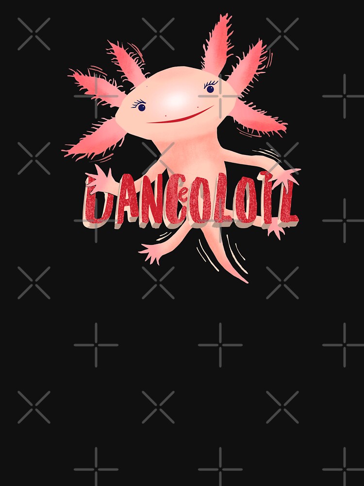 Cute Axolotl Dancing Danceolotl by Kalli-design