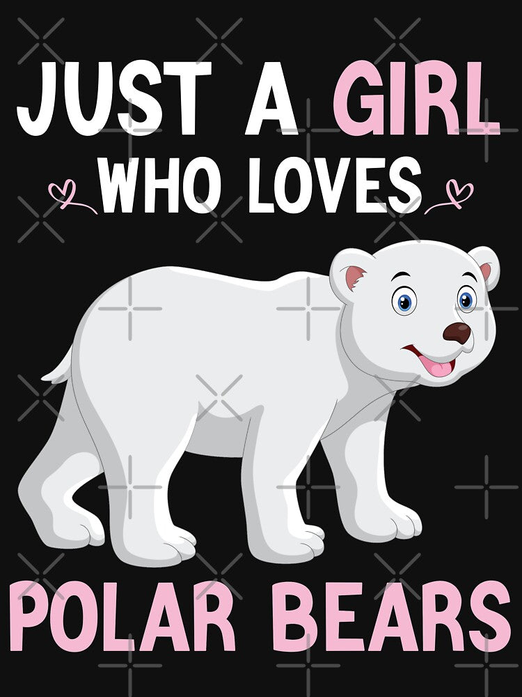 Just a Girl Who Loves Polar Bears, Polar Bear Gift by AEOPIN