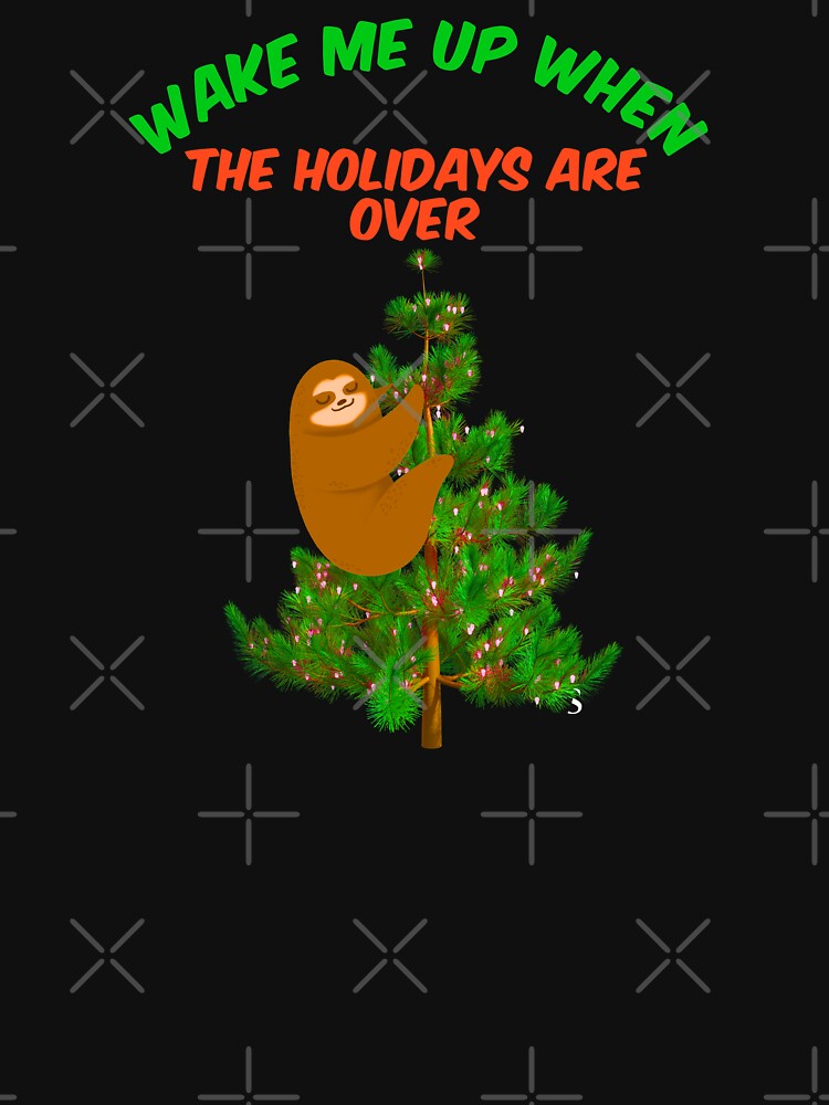 Christmas Tree sleeping Sloth by bradm50
