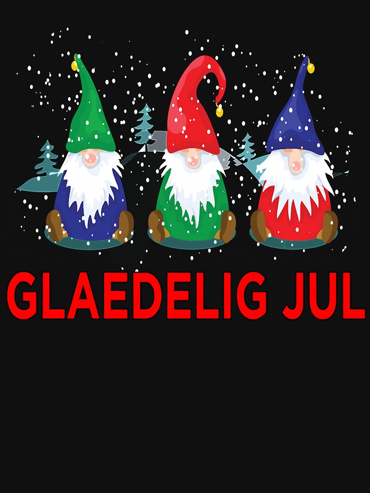 Glaedelig Jul Nordic Gnomes Tomte Nisse Danish Christmas by DrewLawson