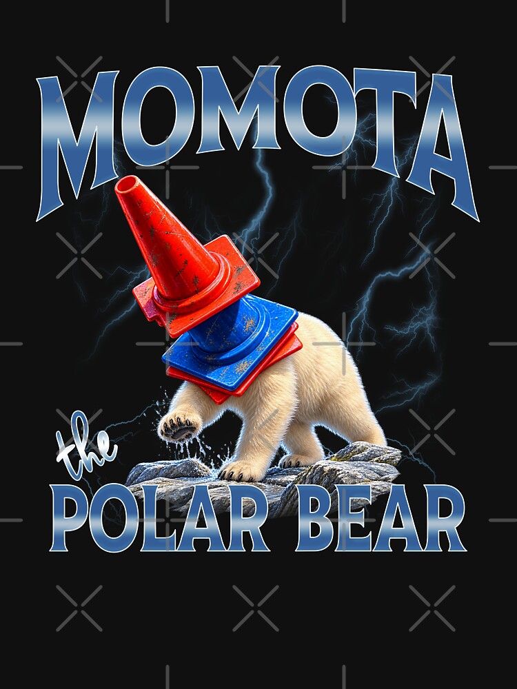 Funny Momota The Polar Cone Bear Hat Humor Art by elderberry