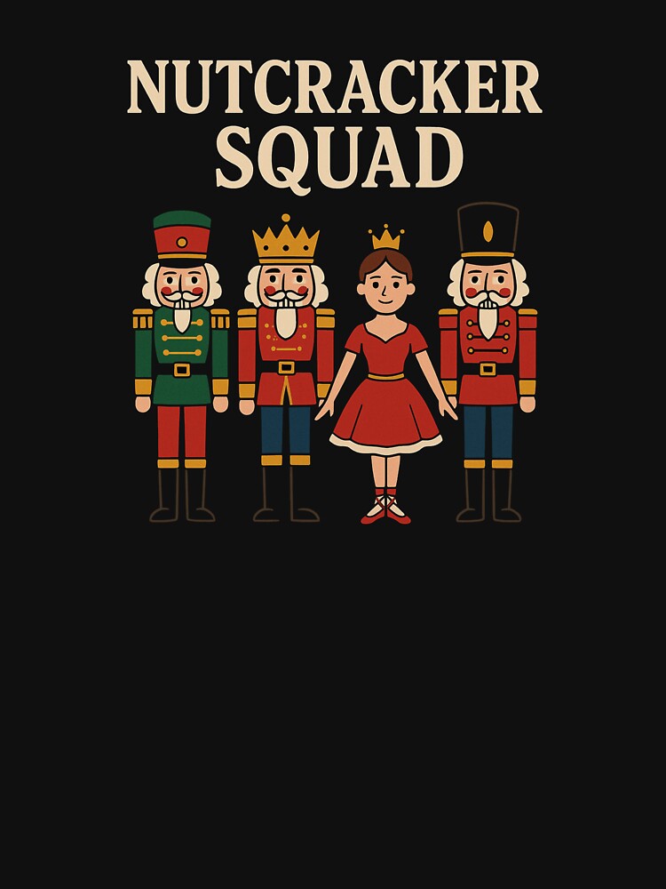 Nutcracker Squad – Christmas Ballet Characters and Team by KrissGraphShop
