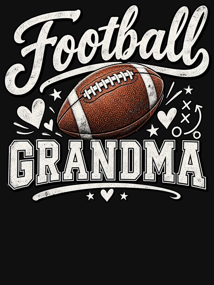 Football Grandma PNG | Vintage Football Grandma Design | Game Day Sports PNG by Artbyrome