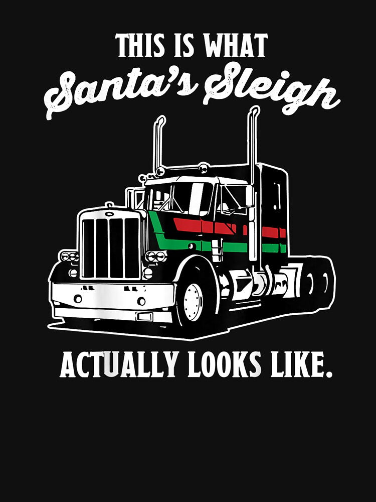 Christmas Asphalt Cowboy Trucker Truck Driver by lishakaren
