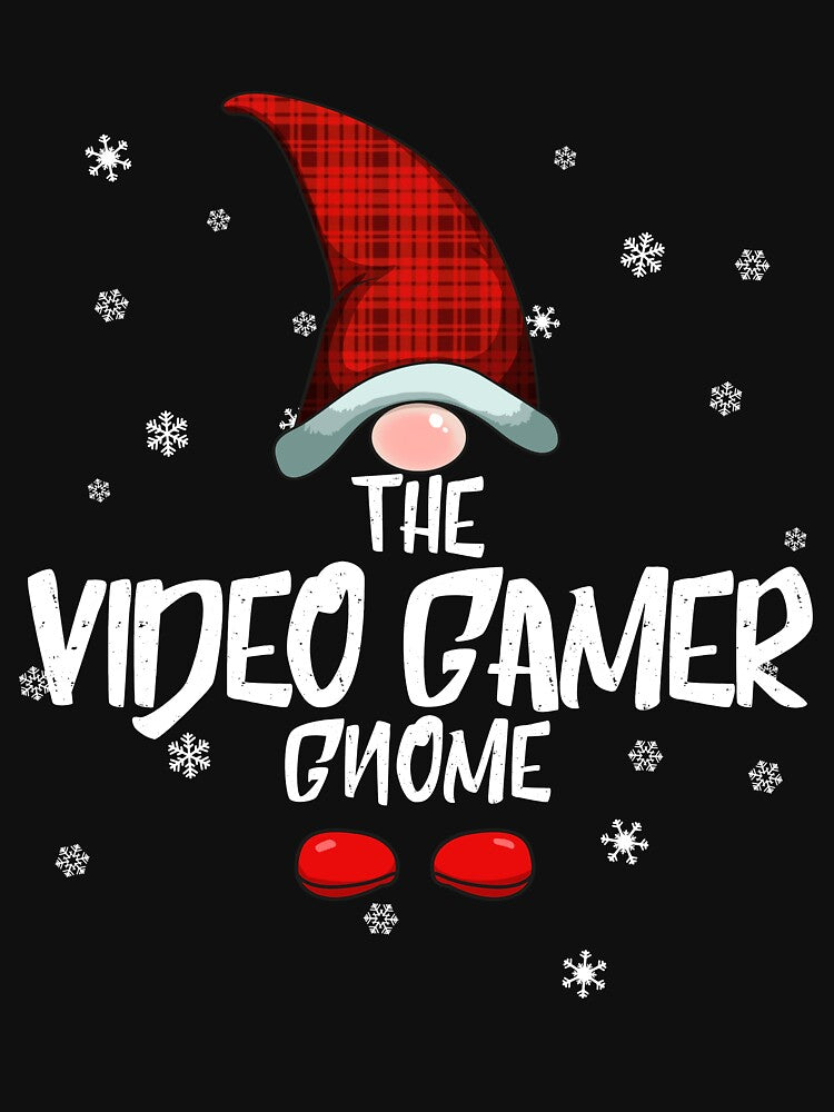Video Gamer Gnome Family Christmas Pajama Video Gamer Gnome Gear by DynamicDesign