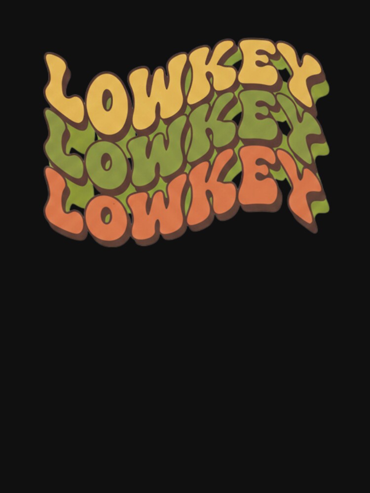 LOWKEY Retro Repeating Typography by TinyJoy Studio