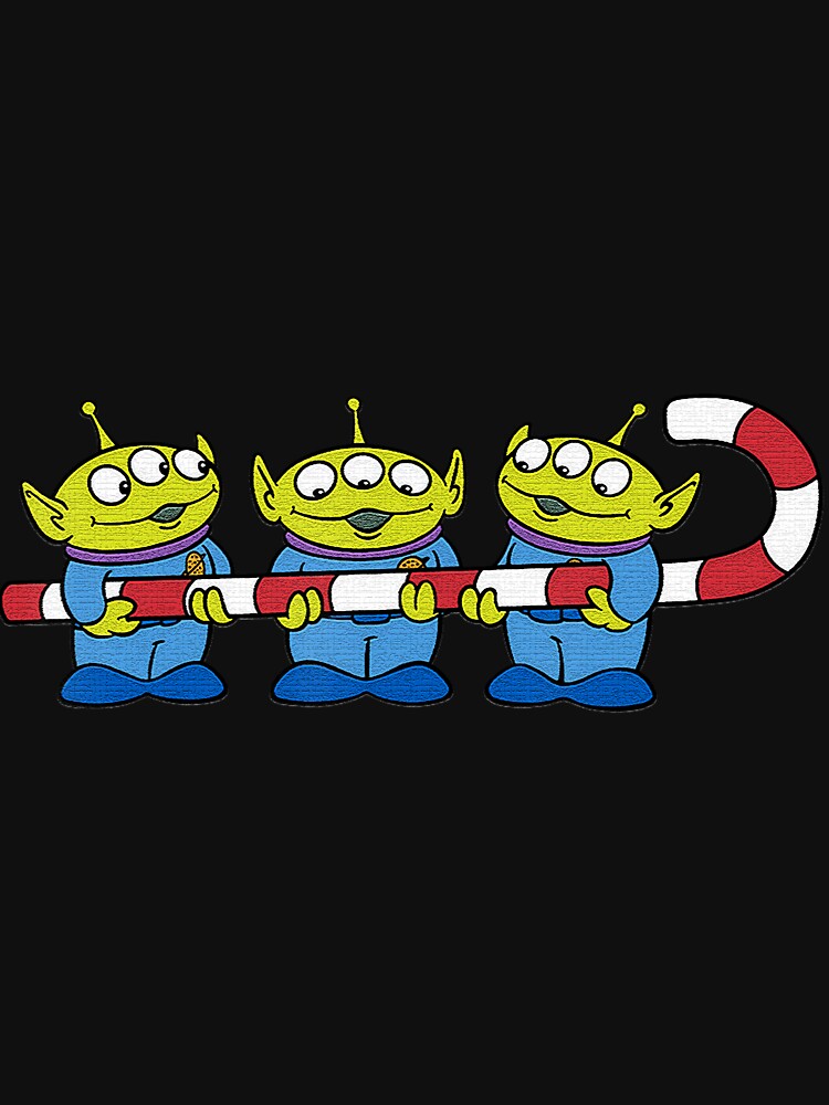 Cartoon Toy Comic  Aliens Candy Cane Christmas by silmanpaa5