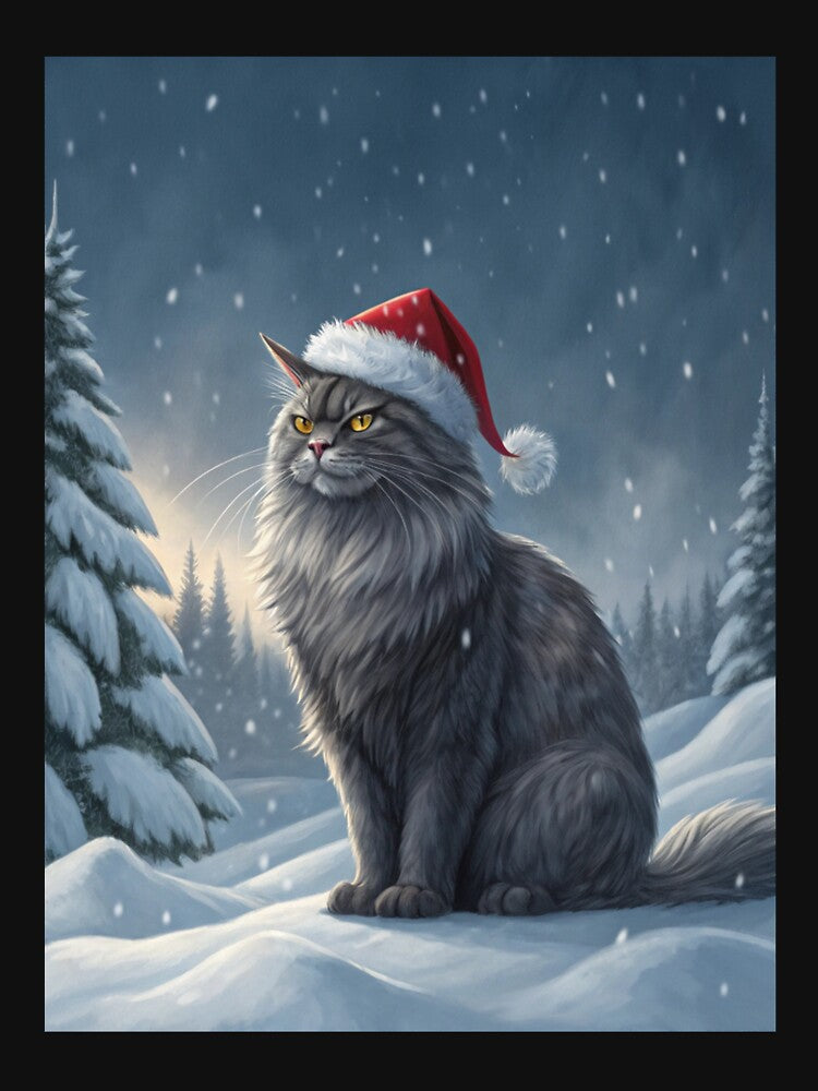 Jólakötturinn (Yule Cat) 24 by AIfolklore