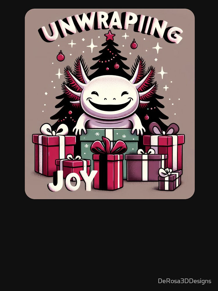 Christmas Joy Axolotl by DeRosa3DDesigns