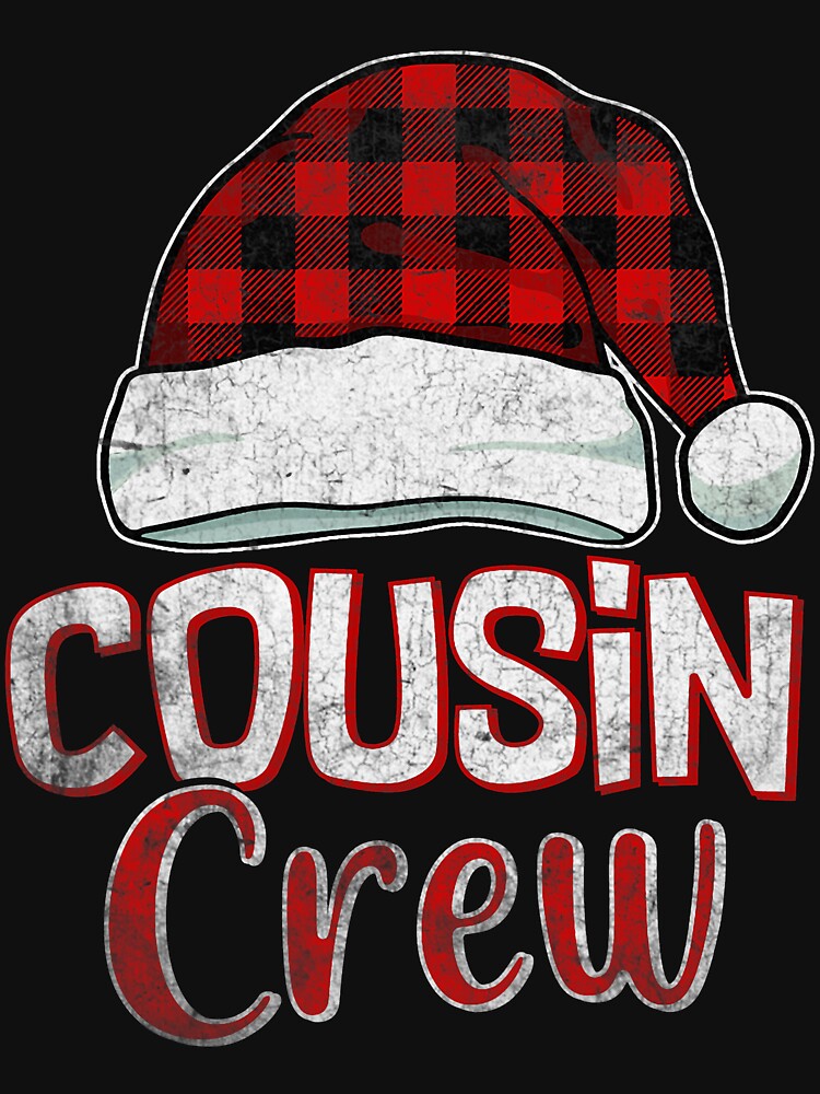 Cousin Crew Red Plaid Family Matching Christmas Pajamas Gift by ekm2766