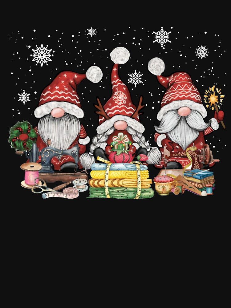 Christmas Gnome Sewing by Charles Brian