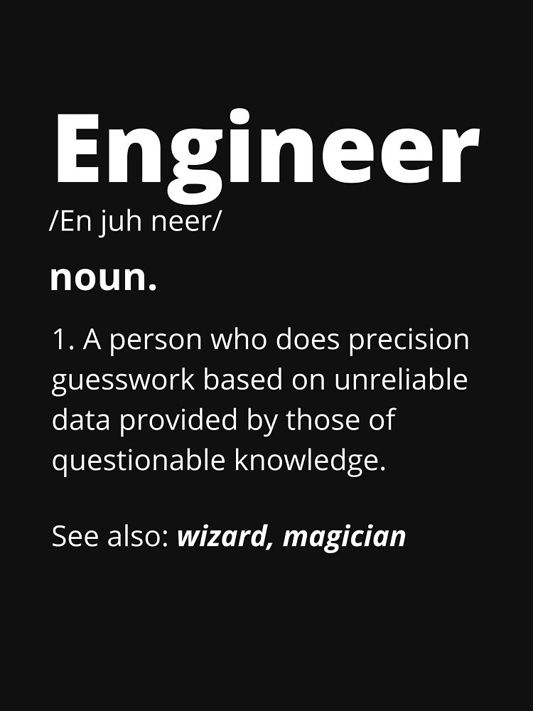 Engineer Definition Funny Dictionary Definition Of Engineer Gift Funny Engineer Gift by lou731