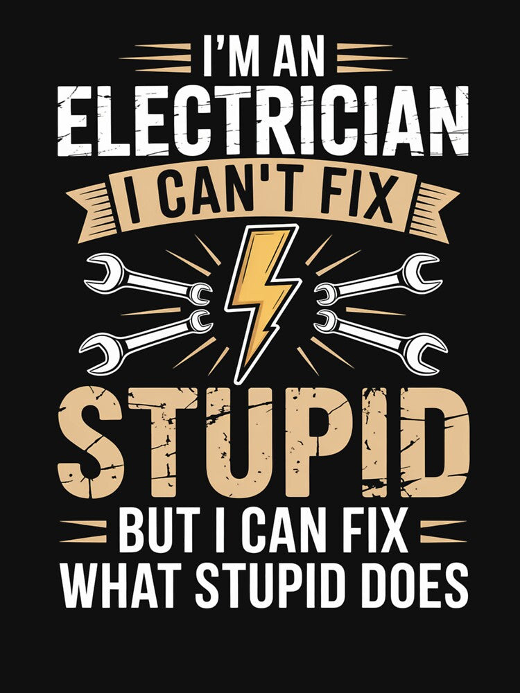 USA Electrician Gift | Blue Collar Trade Design by QuirkLabs