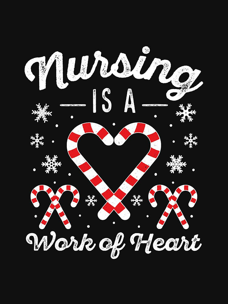 Christmas Candy Cane Heart Rn Nurse by Sealokie03