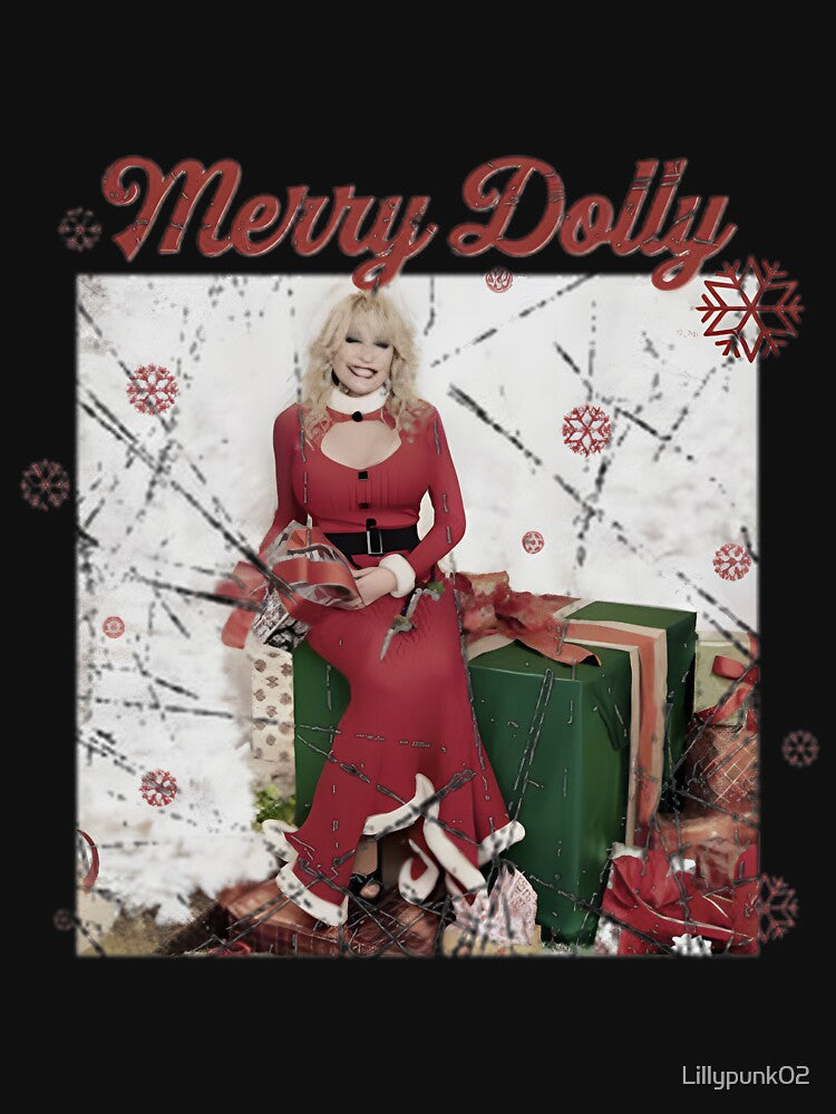 Have A Holly Dolly Christmas Western Cowgirl Country Holiday Design | ⭐⭐⭐⭐⭐ Best Seller by Lillypunk02