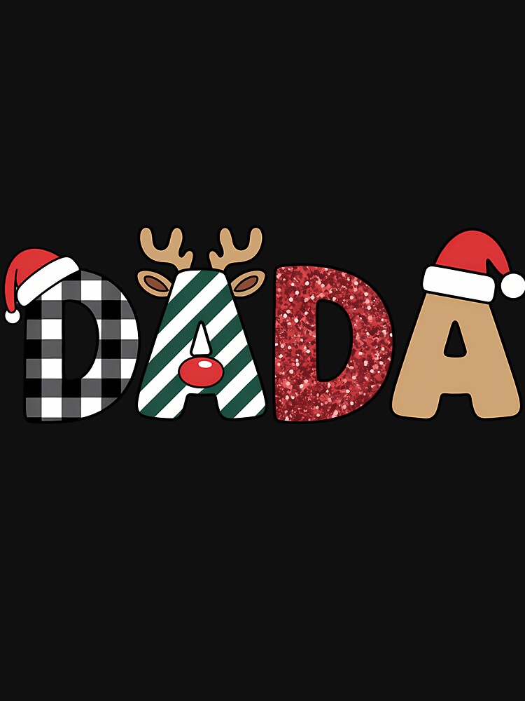 Dada Santa Christmas Family Matching Pajamas Mama Xmas by tabdejinti