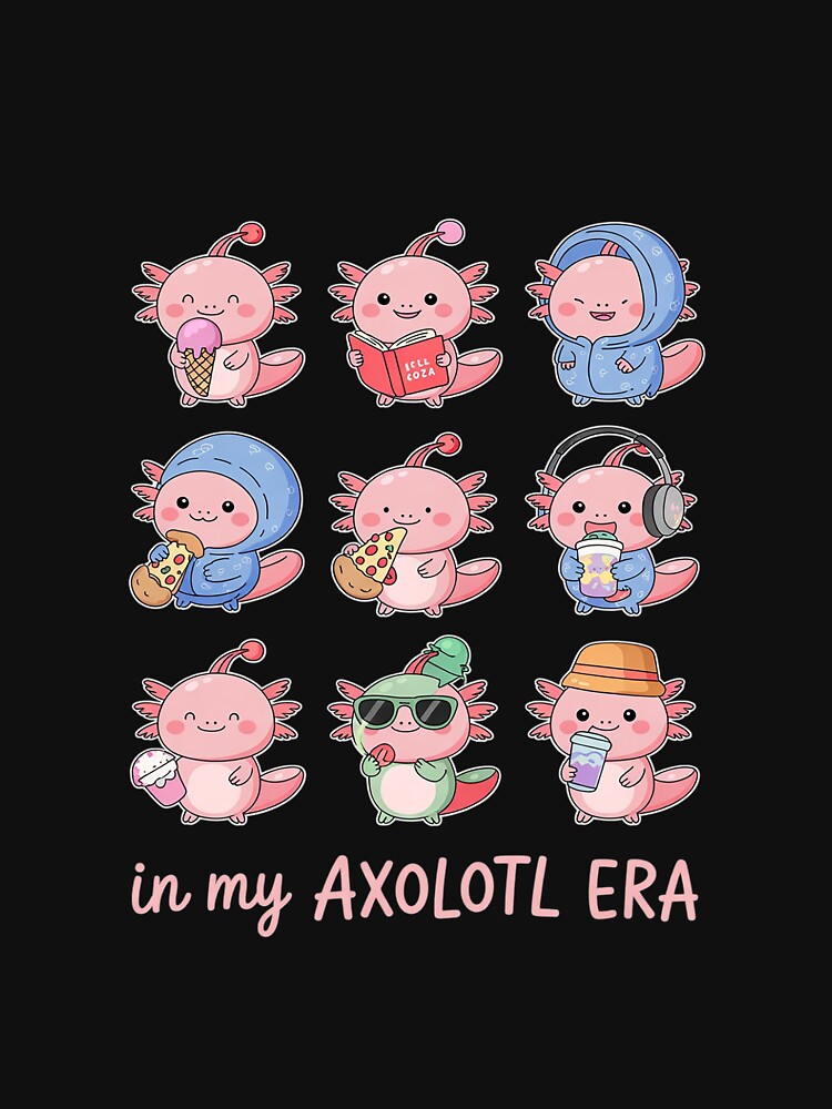 Pink In My Axolotl Era Cute Christmas For Axolotl Lover by EllinoKlemo