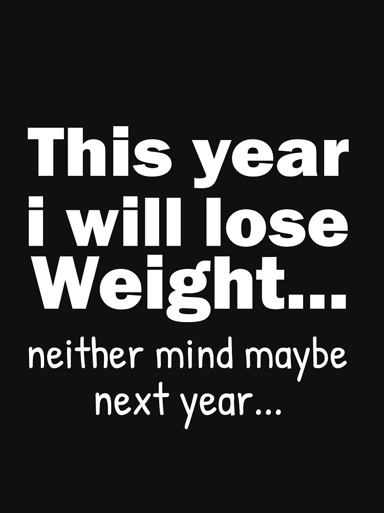 Funny Weight Loss New Year's Resolution by Imane Al herchi
