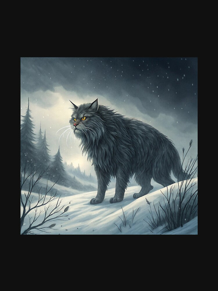 Jólakötturinn (Yule Cat) 03 by AIfolklore