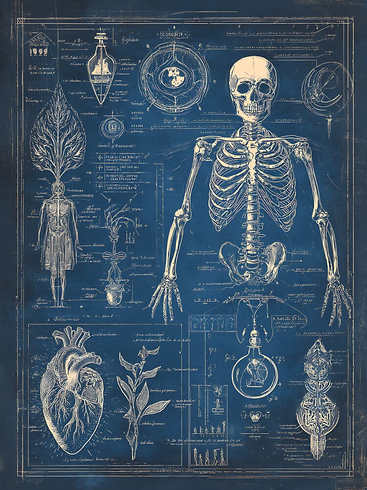 Mysterious Scientific Anatomical Diagram by bapupa