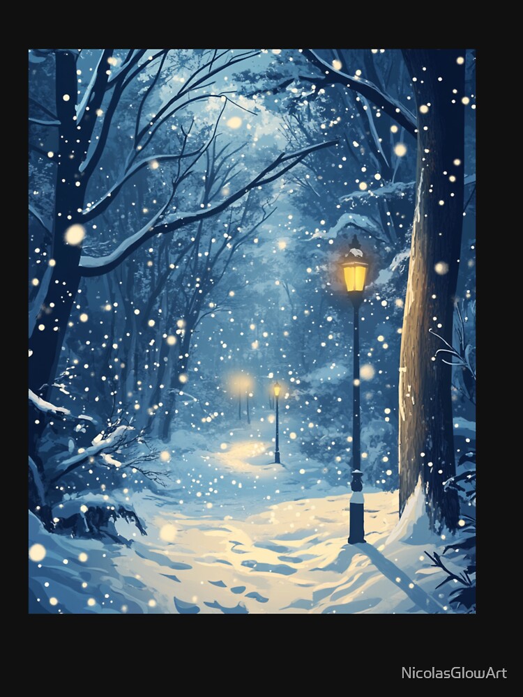 Winter Alley by NicolasGlowArt
