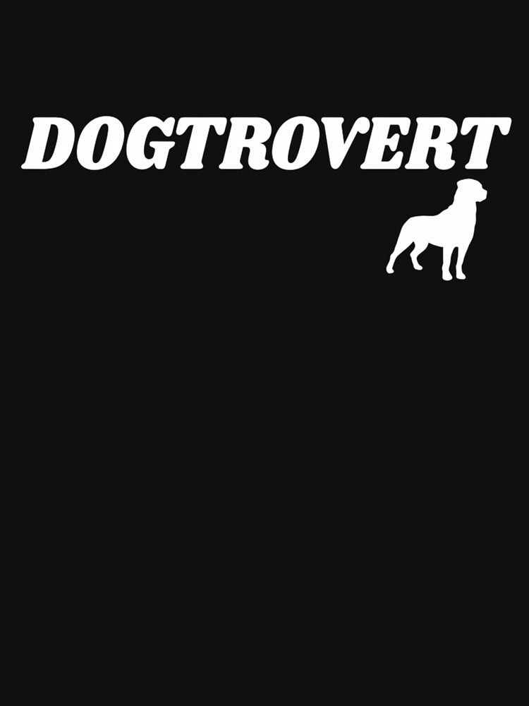 Funny Dogtrovert Rottie Rottweiler Dog Gift by HUBERitC-oCYCN