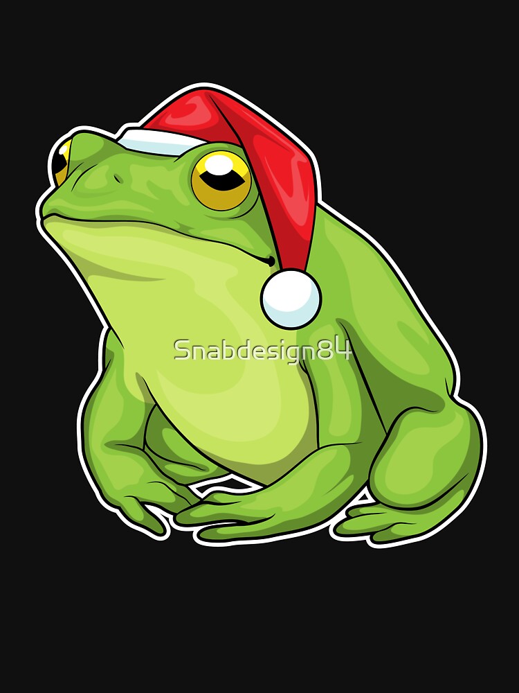 Frog Christmas Santa hat by Snabdesign84