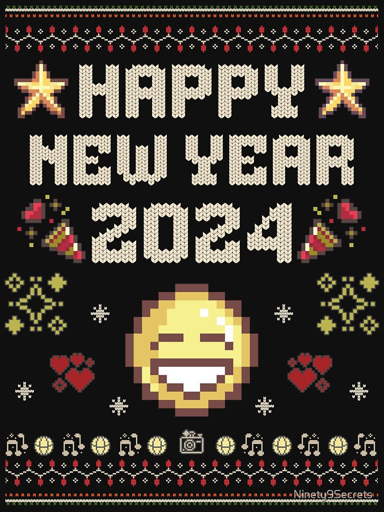 Ugly Happy New Year 2024 by Ninety9Secrets
