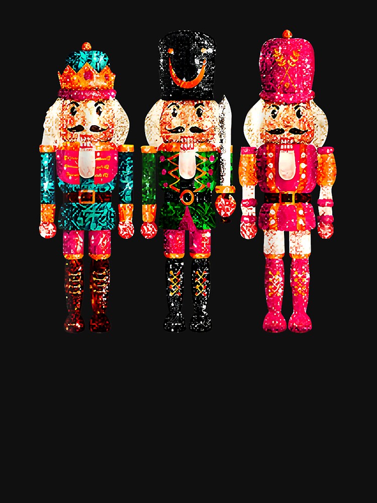 Sequin Nutcracker Shirt, Matching Family Shirts, Family Christmas Shirt, Christmas Shirt, Preppy Nutcracker Shirt, Faux Sequin Shirt by karolejenny