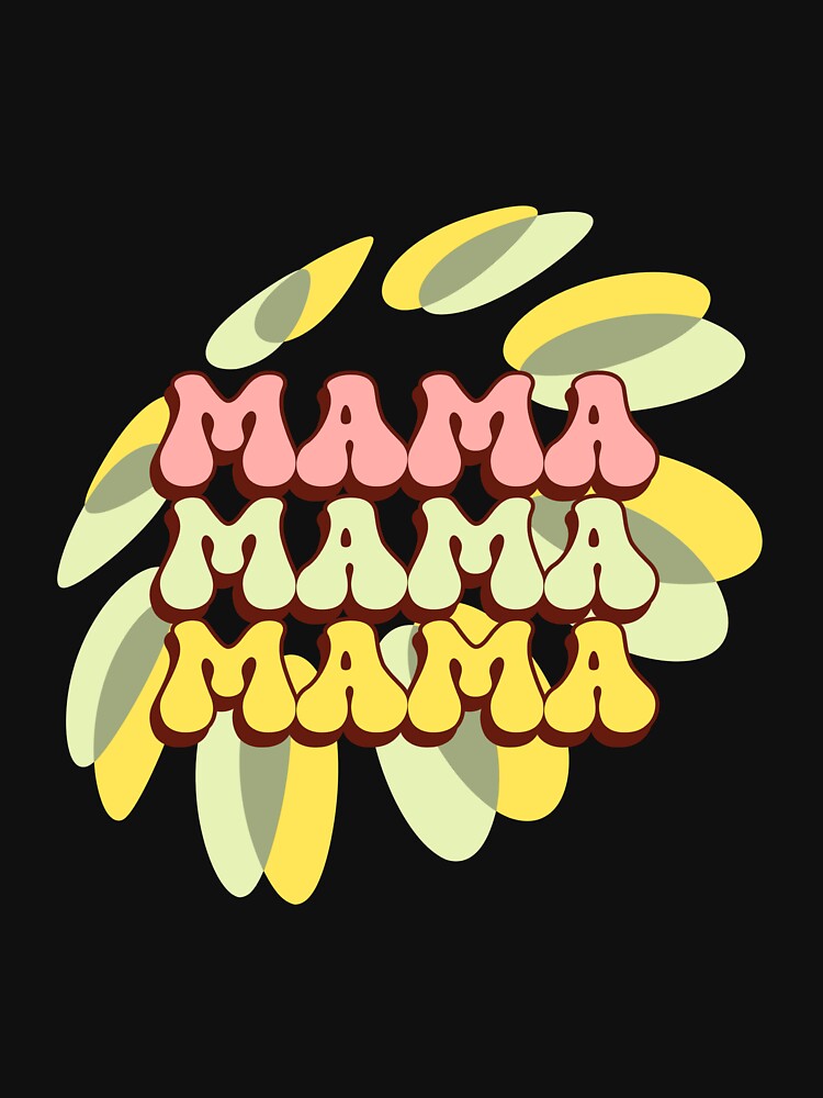 Mama Mama Mama, Tropical Mama Minimalist Flowering Art by Soy-el-Soil