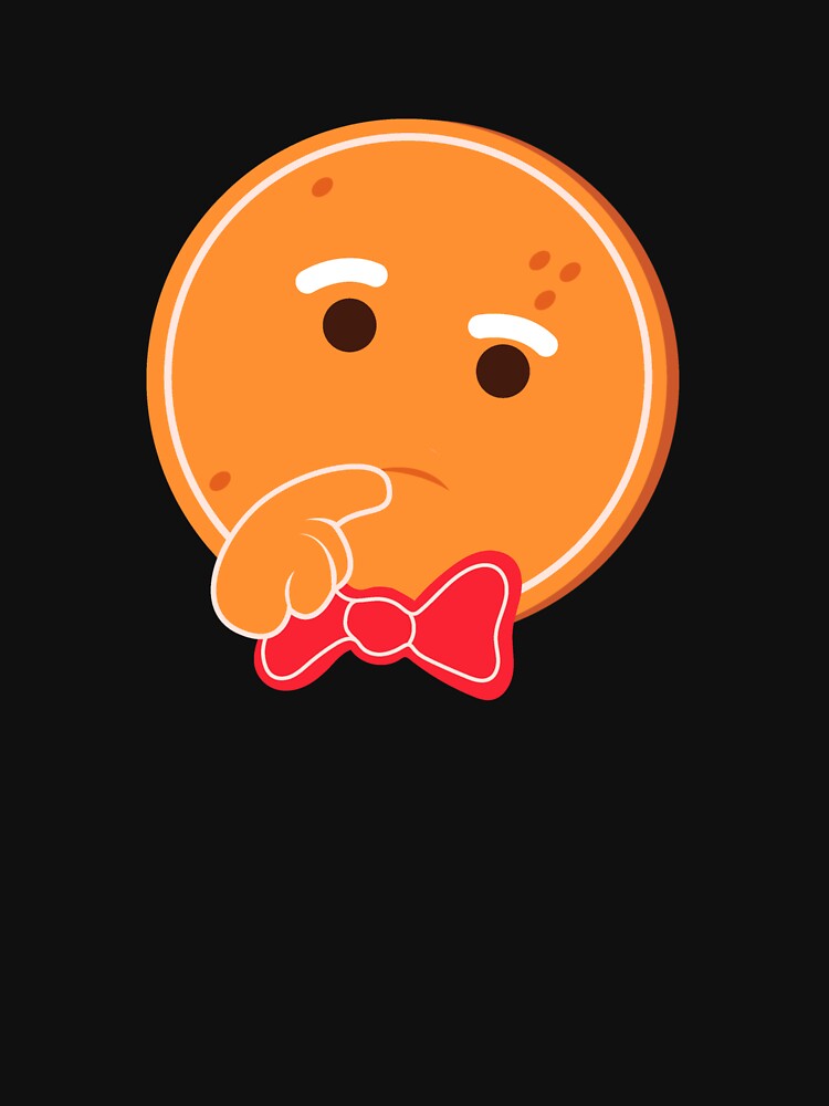 Gingerbread Man Emoticons Thinking Gingerbread Emoticon Gear by DynamicDesign