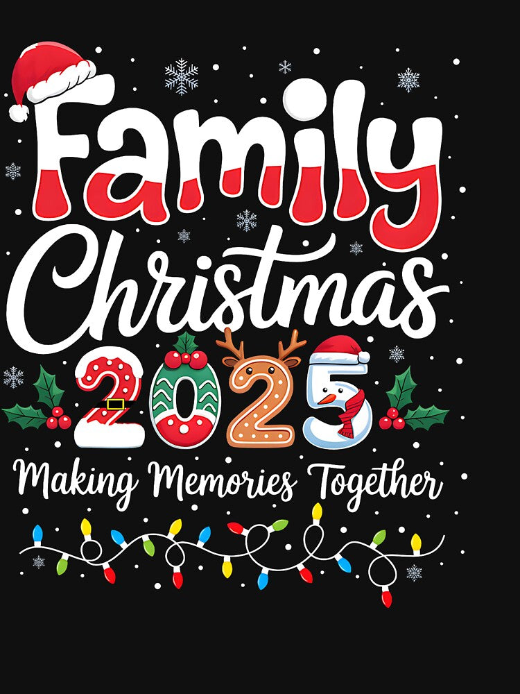 Santa Christmas Crew 2025 Family Christmas Xmas Pajamas Matching by KristineLi