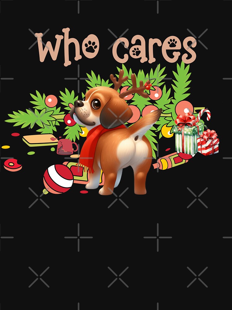 "Reindeer Games Puggle - Holiday Festive Mischief" by Xhevahir
