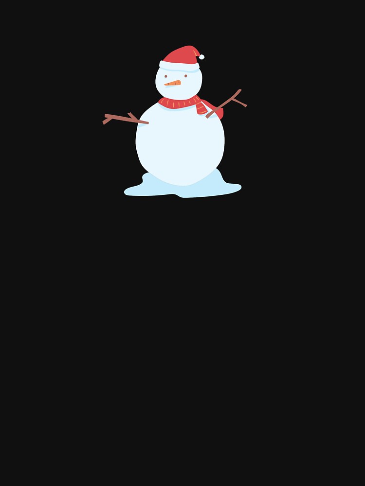 Christmas Snowman Graphic by L-and-X