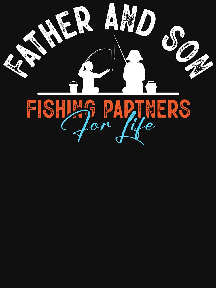 Father and son fishing partner for life by marfanna