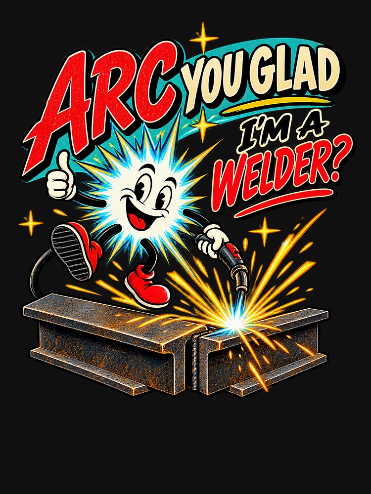 Arc You Glad I'm A Welder Funny Welding Shirt by ABprintstudio