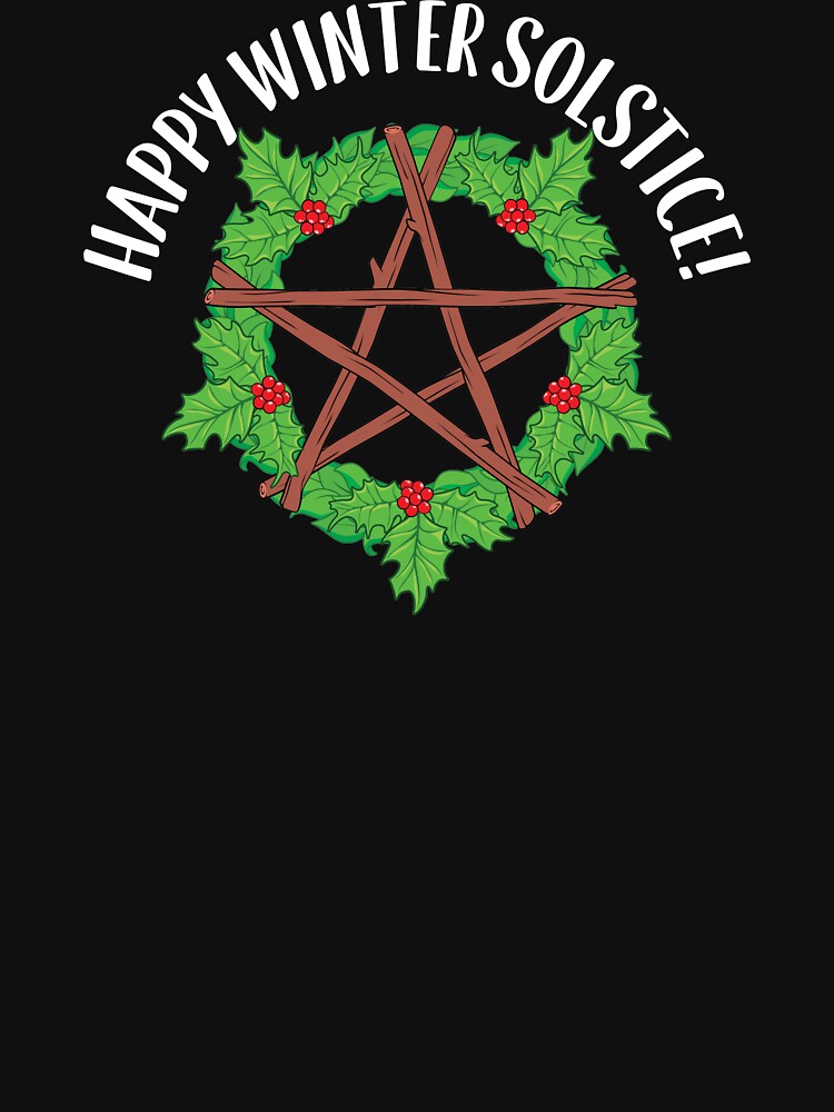 Pagan Yule Celebration Happy Winter Solstice graphic by jakehughes2015