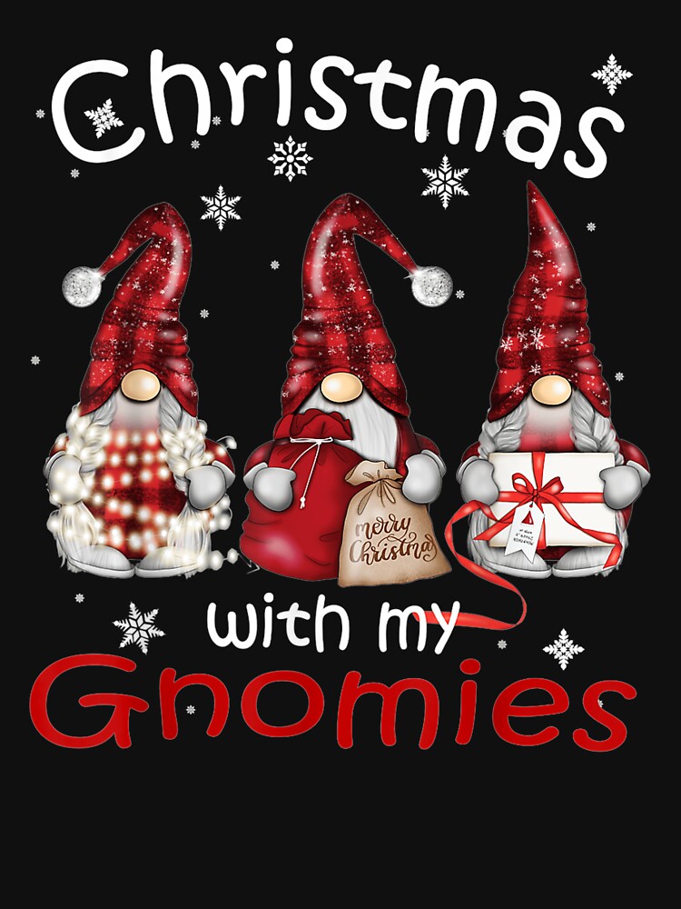 Gnome Family Christmas Buffalo Plaid by RyanKramer