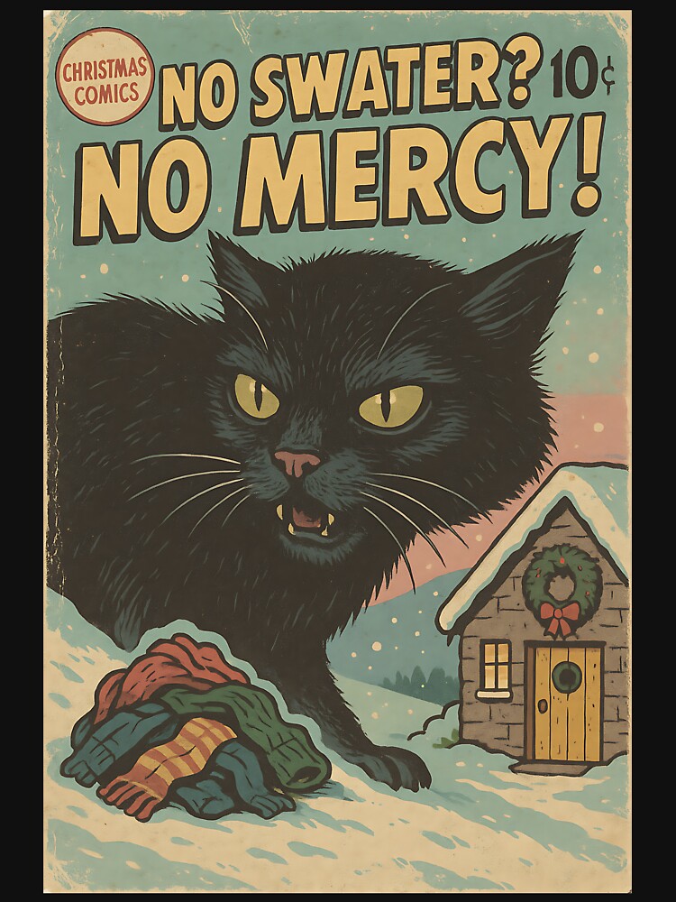 Icelandic Yule Cat: No sweater? No mercy by bapupa